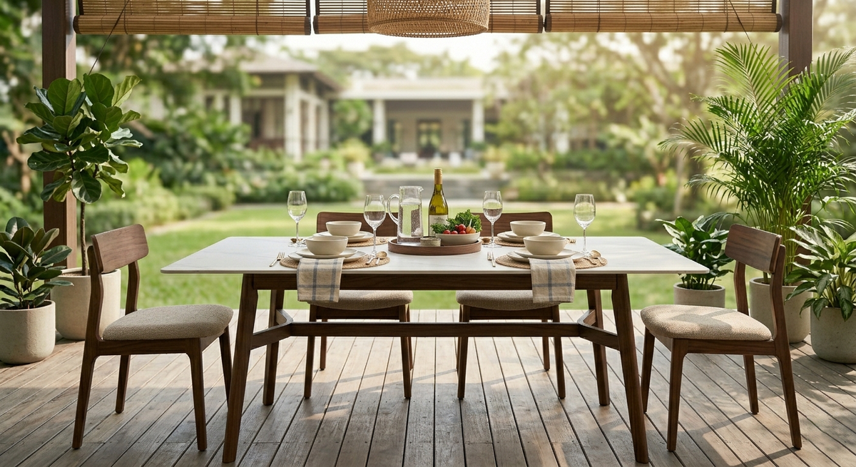 The Furniture Mall Dining Table Collection