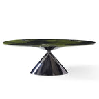 Avocado UFO Natural Marble With Stainless Steel Base