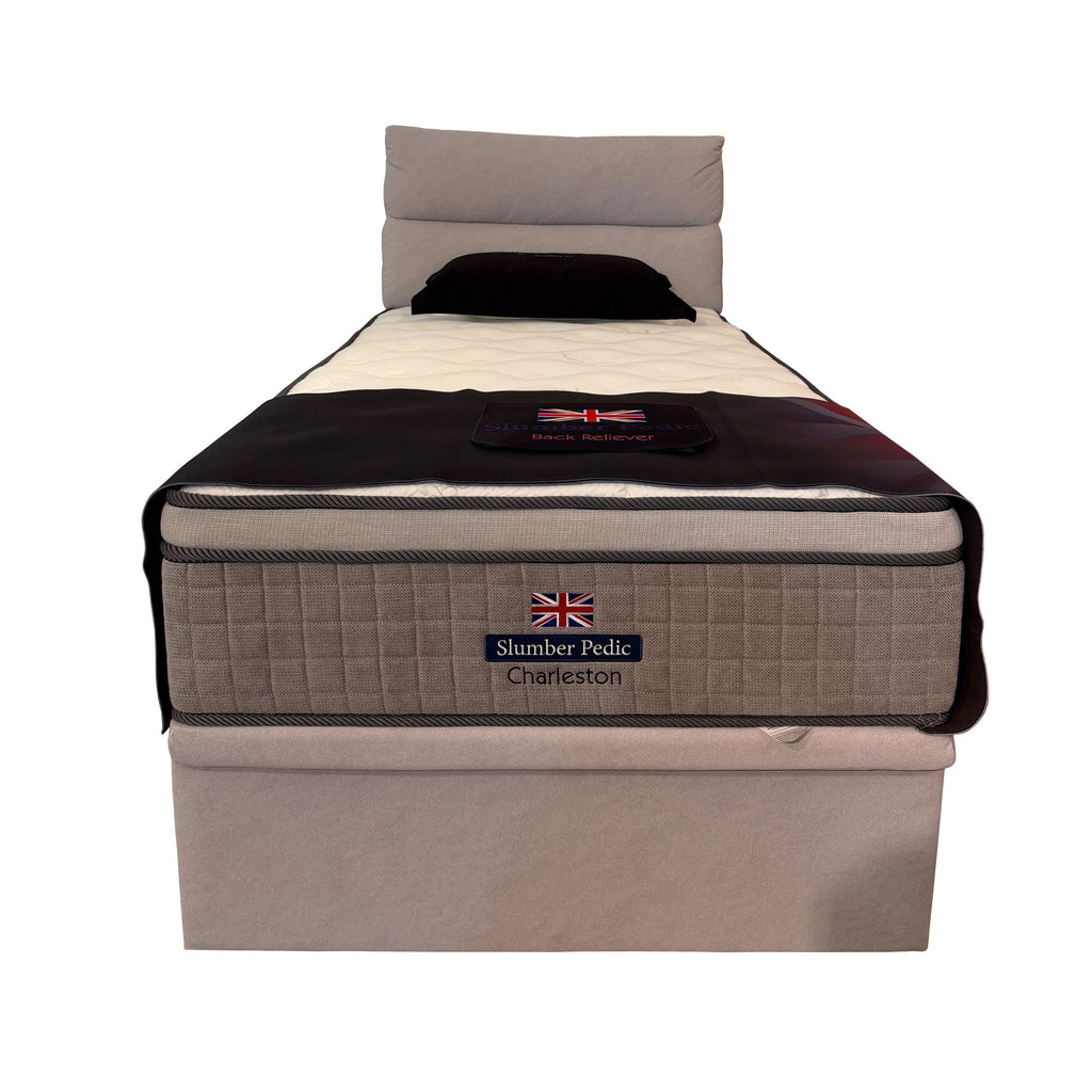 Slumber Pedic Charleston Mattress 12" With Bed Frame
