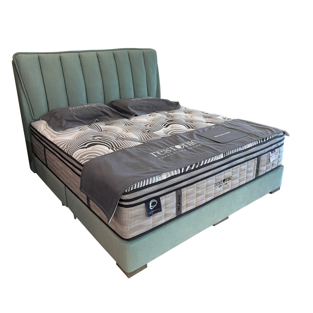 Restonic Regis Mattress 14" With Bed Frame
