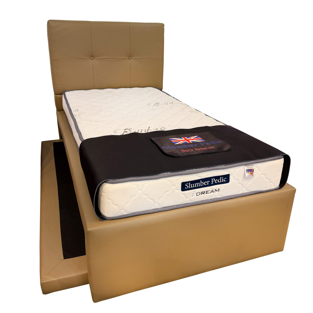 Slumber Pedic Super Single Pull Out Single Bed Frame With Mattress