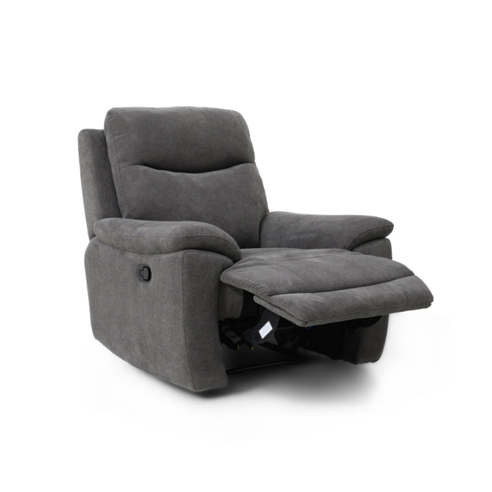 1 Seater Fabric Manual Recliner Sofa 8033
