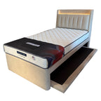 3 in 1 Pull Out Bed Frame With Slumber Pedic Mattress Set