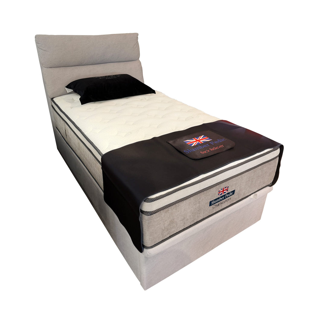 Slumber Pedic Charleston Mattress 12" With Bed Frame