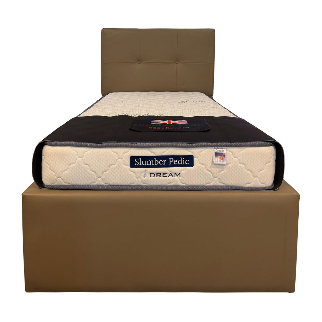 Slumber Pedic Super Single Pull Out Single Bed Frame With Mattress