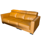 HC8195 3 Seater Full Leather Slider Sofa