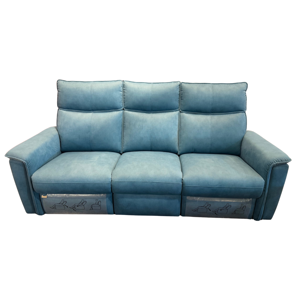 ZL2828 3 Seater with Manual Recliner Fabric Sofa