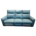 ZL2828 3 Seater with Manual Recliner Fabric Sofa