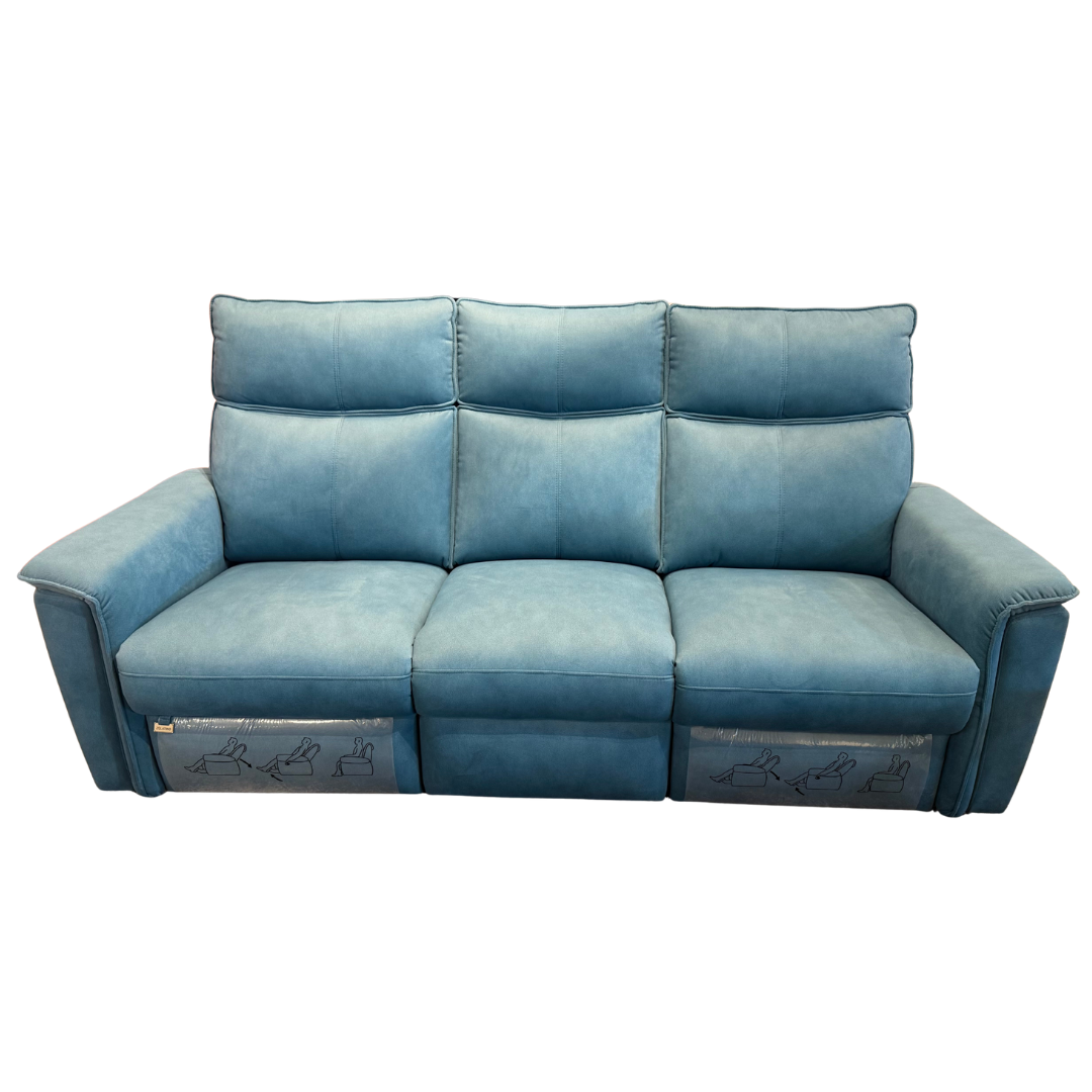 ZL2828 3 Seater with Manual Recliner Fabric Sofa