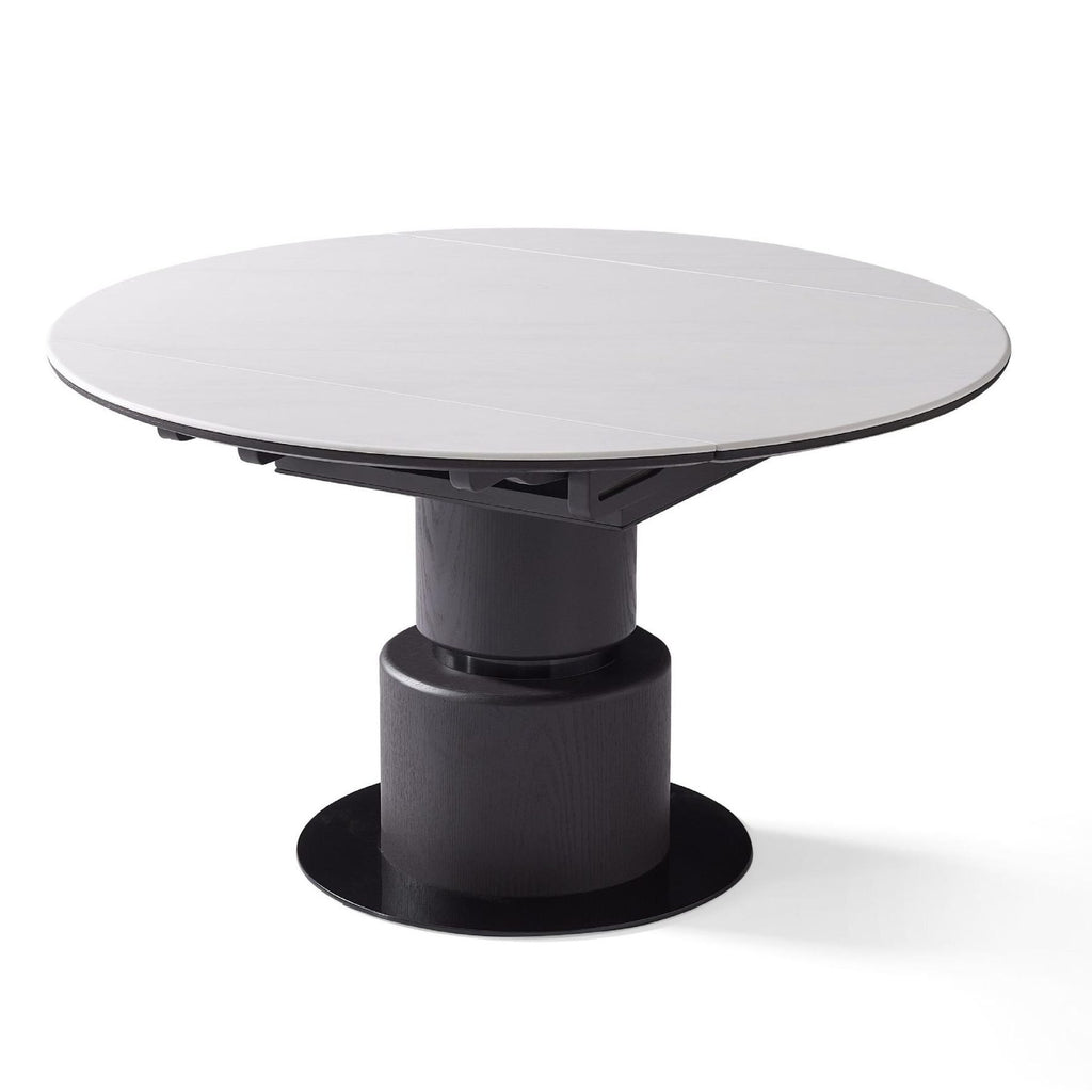 Eclipse Light Grey Sintered Stone Extendable Table