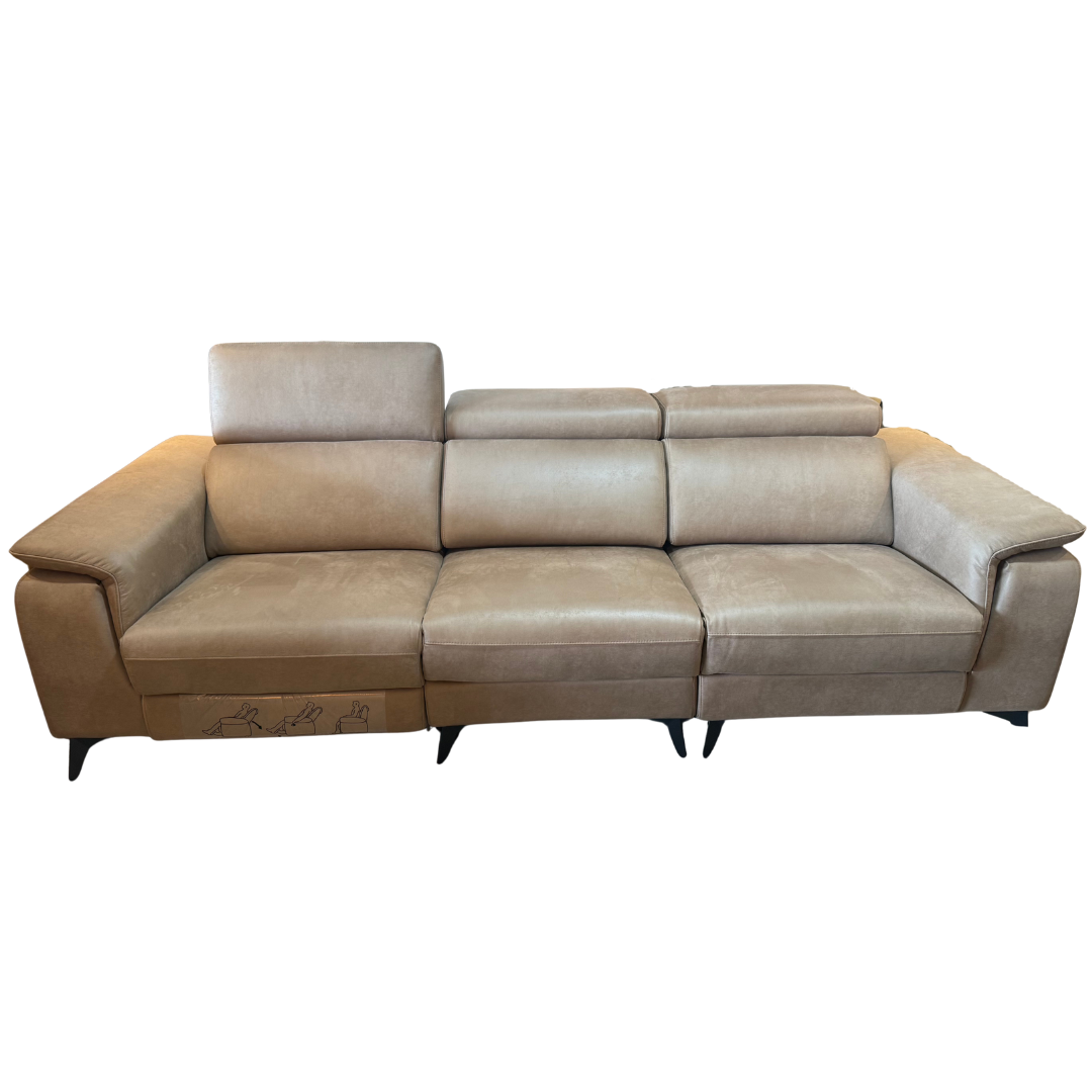 ZL2896 3 Seater Saddle Leather Recliner Sofa