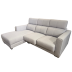 HC8195 3 Seater L-Shape Fabric Slider Sofa