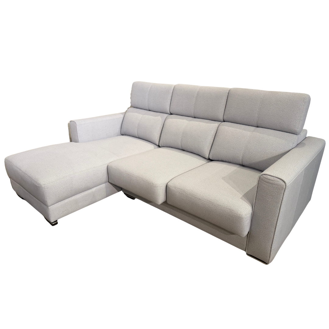 HC8195 3 Seater L-Shape Fabric Slider Sofa