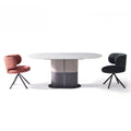 Guangxi White Marble Natural Marble With Stainless Steel And Ash Wood Base