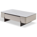 Altura White Sintered Stone Coffee Table