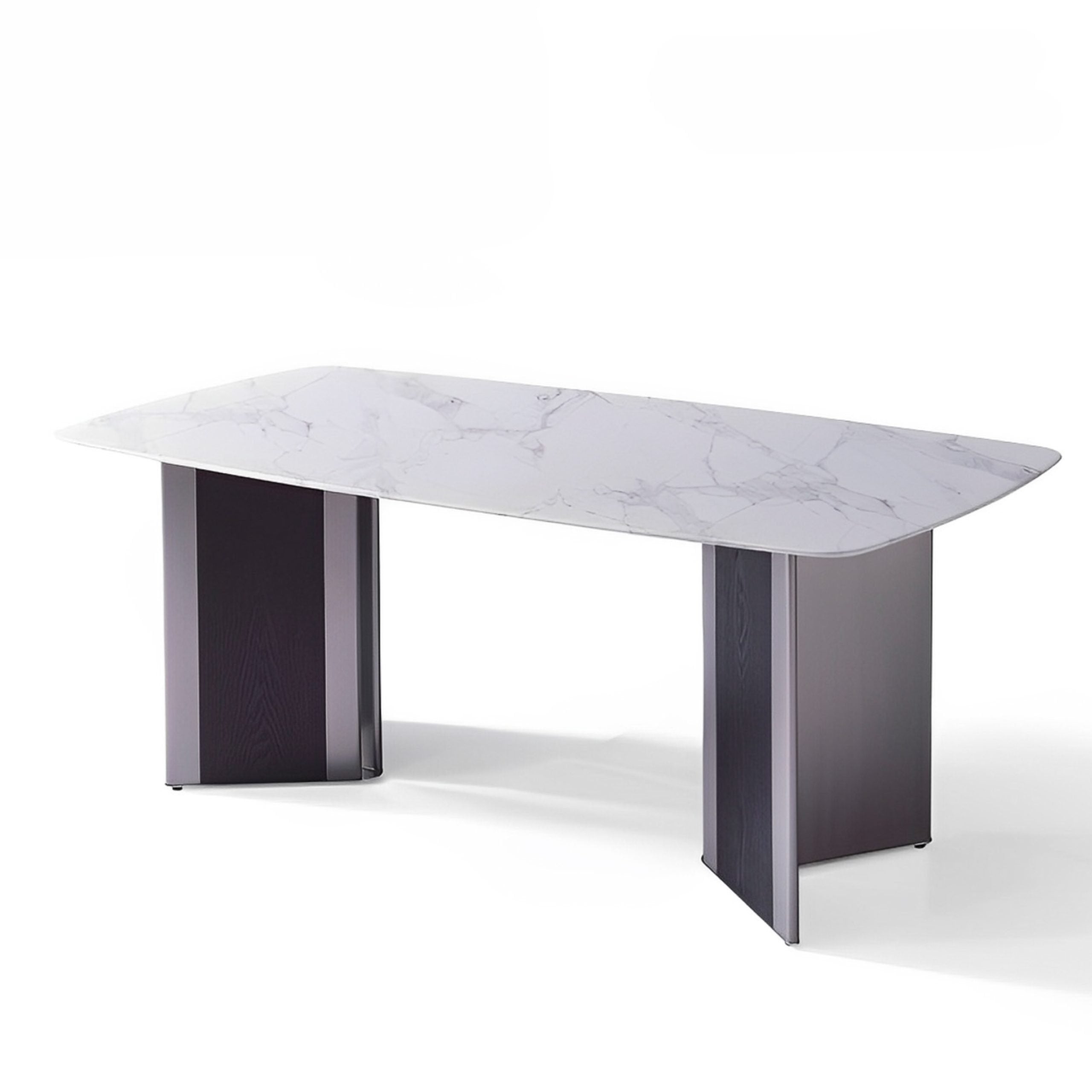 Guangxi Natural Marble With Dark Stain Ash Wood