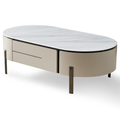 Sienna White Sintered Stone Coffee Table