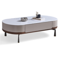 Walden White Sintered Stone Coffee Table