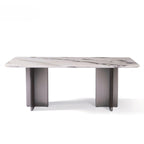 Picasso Natural Marble With Stainless Steel Base