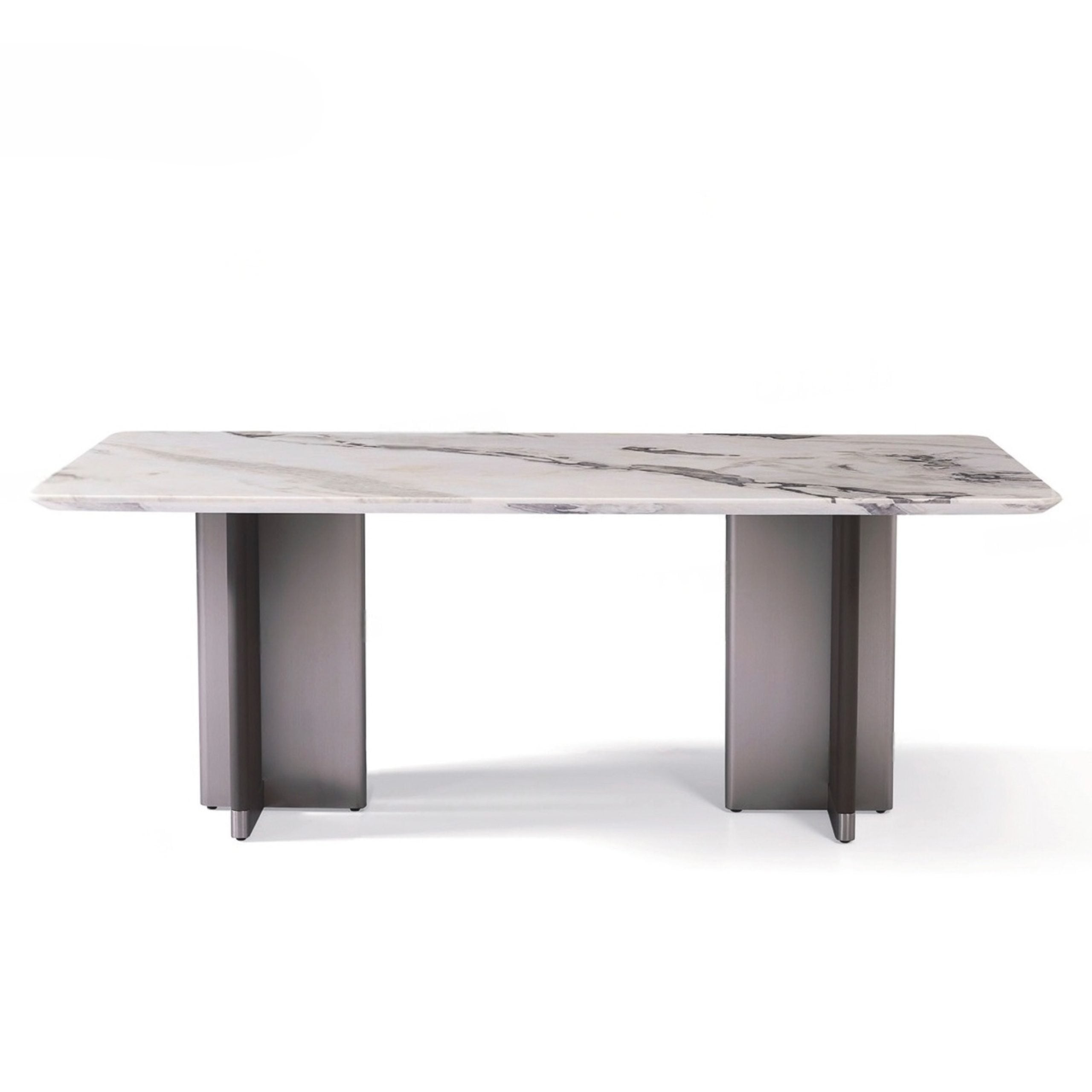 Picasso Natural Marble With Stainless Steel Base