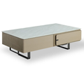 Luma Light Grey Marble Coffee Table