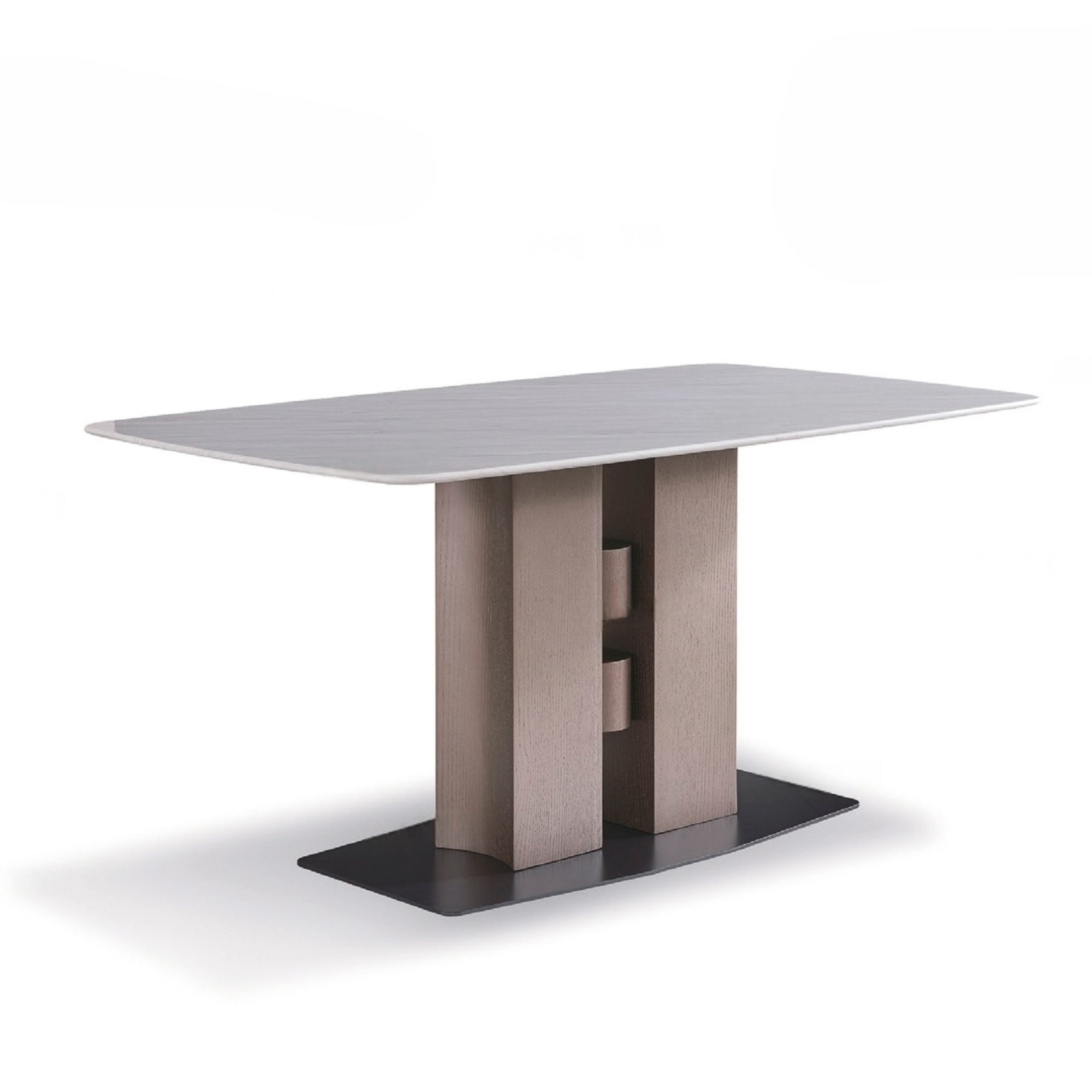 Guangxi White Marble With Hard Fiber with Steel Base Plate