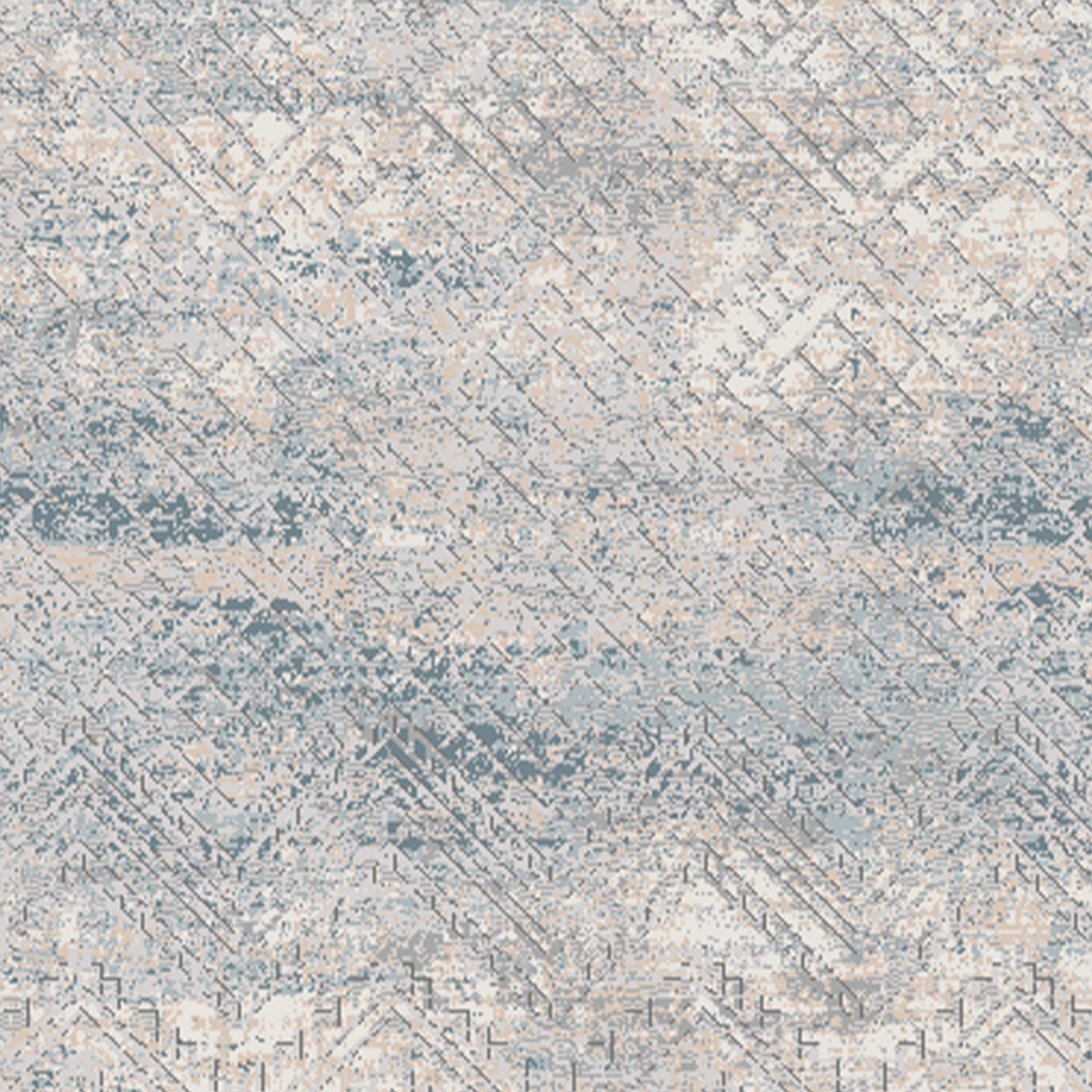 Vista Collection Grey Blue Rug AK18A
