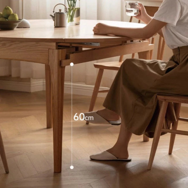 Aria Extendable Round Dining Table
