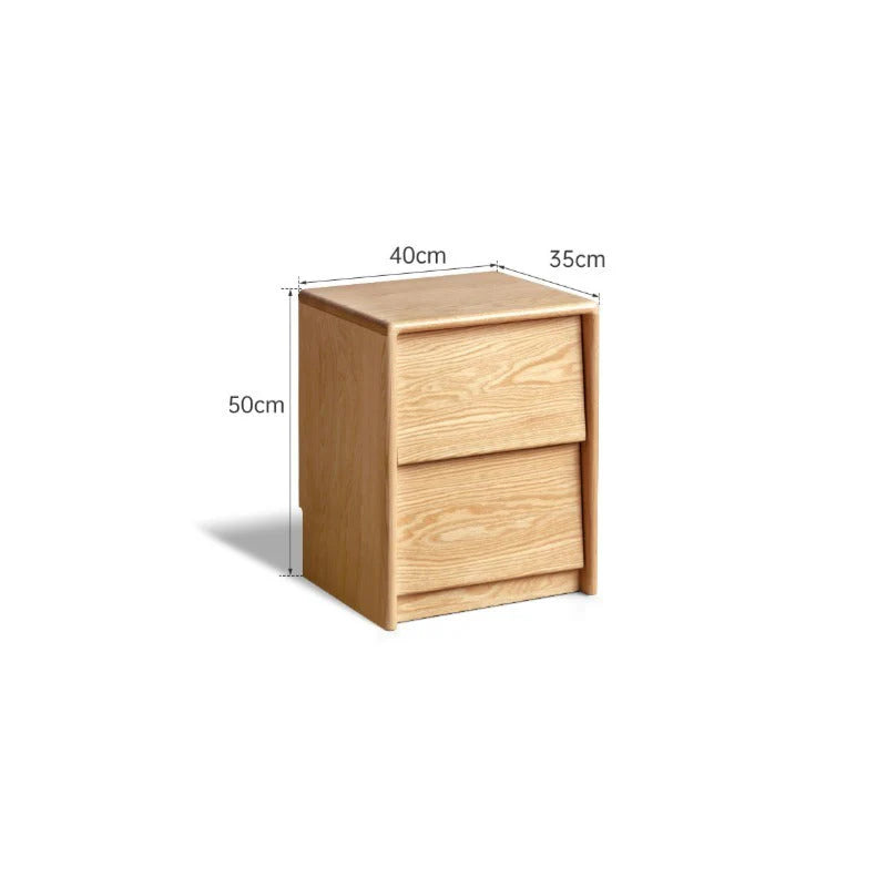 Asher Solid Wood Bedside Table
