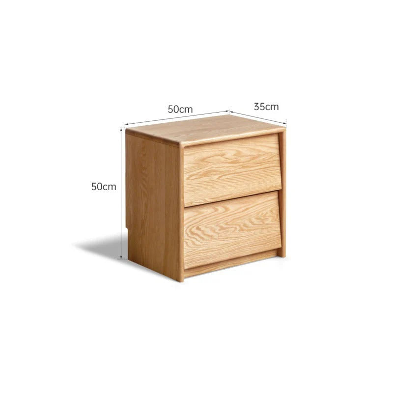 Asher Solid Wood Bedside Table