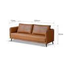 Aston 3 Seater Leather Sofa