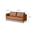 Aston 3 Seater Leather Sofa