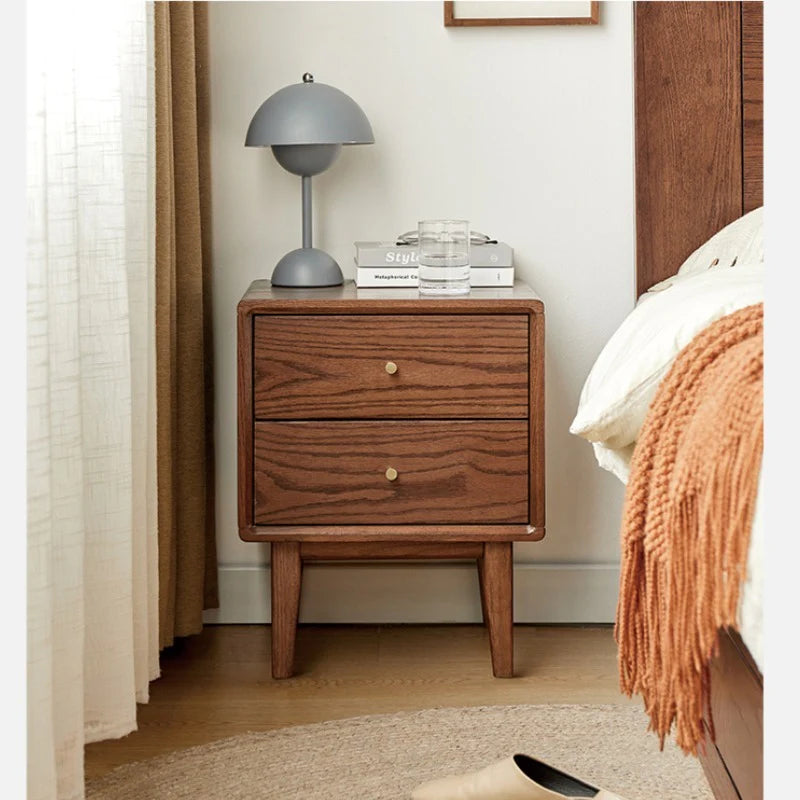 Avis Solid Wood Bedside Table