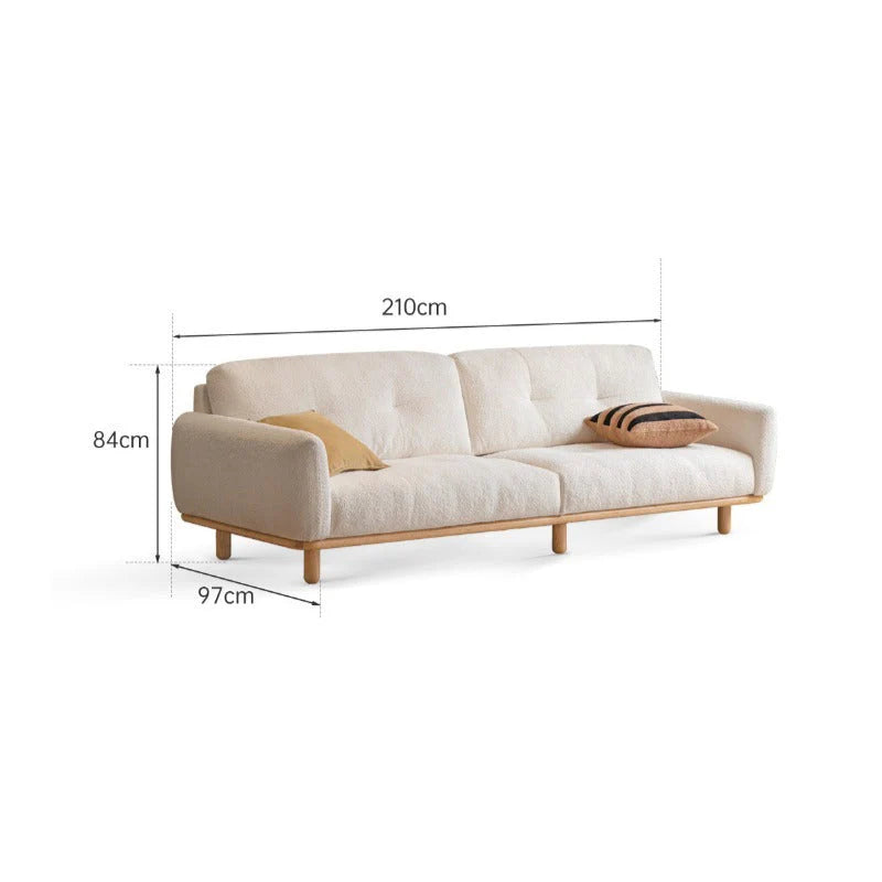 Ayako Boucle Fabric Sofa