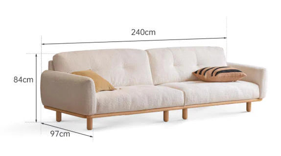 Ayako Boucle Fabric Sofa