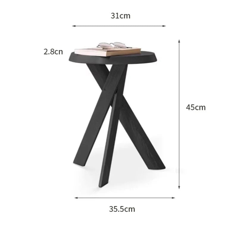 Barry Ash Wood Side Table