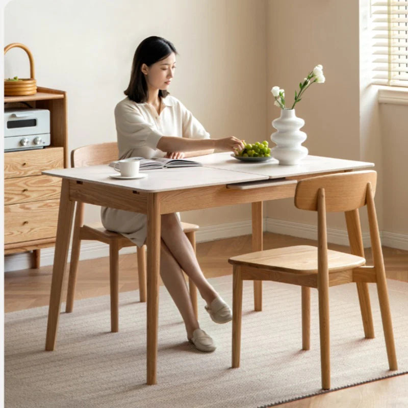 Bianca Extendable Sintered Stone Dining Table
