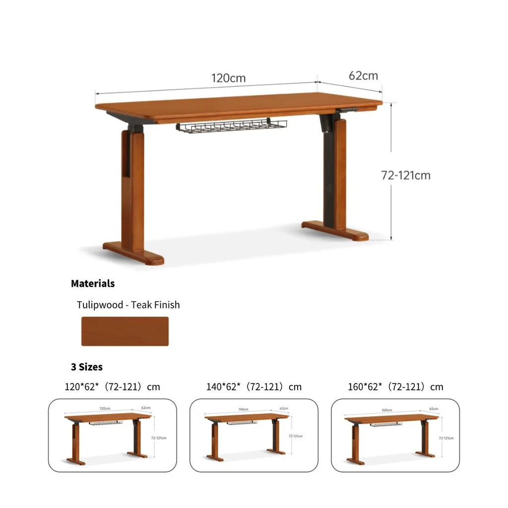 Bruce Electric Height-Adjustable Office Table
