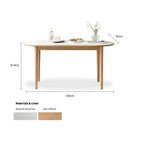 Chloe Oval Sintered Stone Dining Table