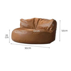 Chris Round Leather Sofa Set
