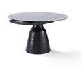 Noir Light Grey Sintered Stone Extendable Table