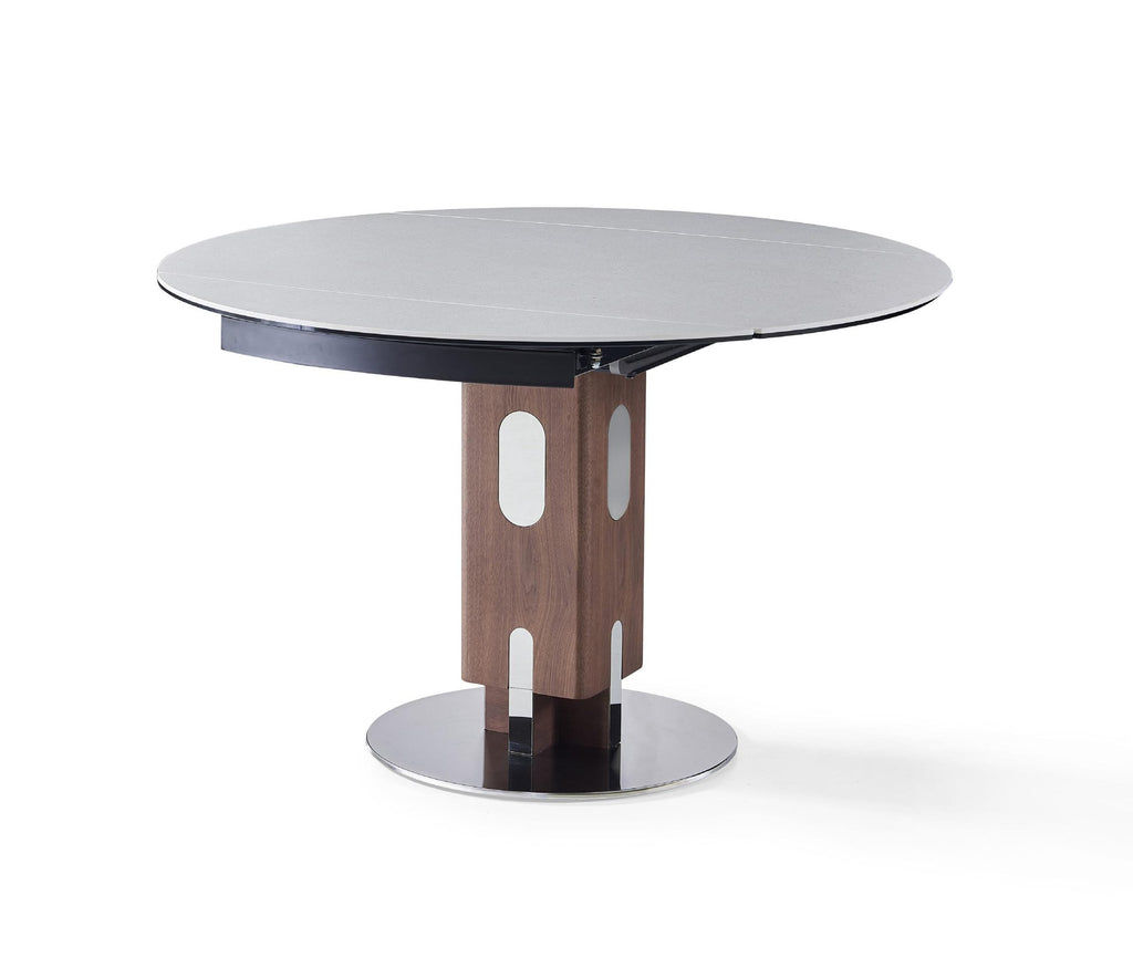 Creme Fatima Limestone Extendable Table