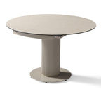 Beige Travertine Sintered Stone Extendable Table