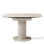 Beige Travertine Sintered Stone Extendable Table
