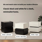 Domino Solid Wood Bedside Table