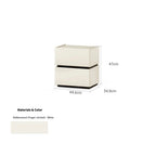 Domino Solid Wood Bedside Table