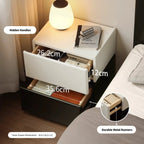 Domino Solid Wood Bedside Table