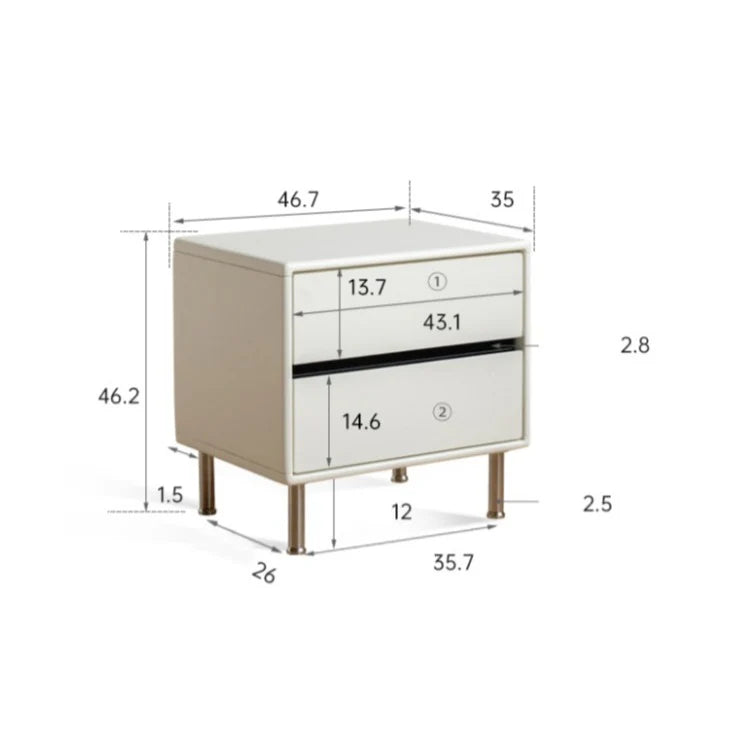 Eleanor Solid Wood Bedside Table