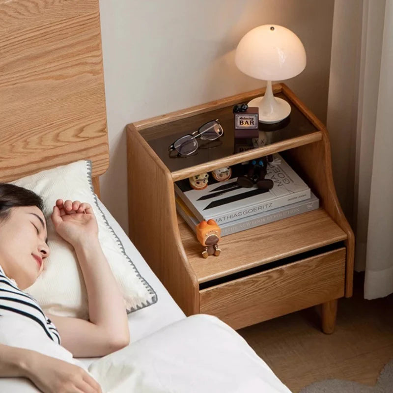 Ernest Solid Wood Bedside Table