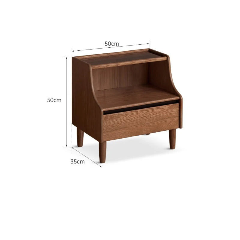 Ernest Solid Wood Bedside Table